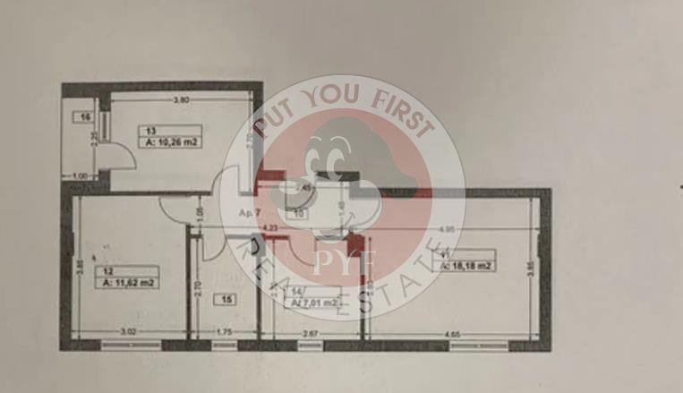 Grand Arena | Apartament 3 camere | decomandat | 60 mp | B10762